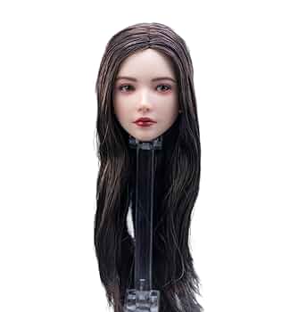 1/6スケール 植毛 女性ヘッド（ゴールドロング　カーリーヘア）SDH018 B Ziltoys】Z006 1/6 Beauty Headsculpt 1/6スケール 植毛 女性ヘッド